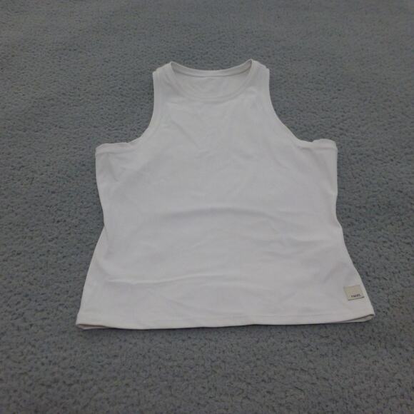 Vuori Tops - Vuori All The Feels Crew Tank Womens Small White Gym Workout Sleeveless